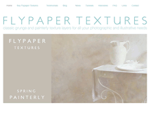 Tablet Screenshot of flypapertextures.com